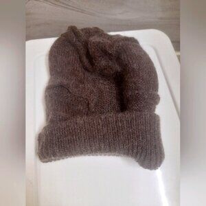 Fratelli Talli - Womens Mohair/Wool Hat/Toque - Dark Gray - O/S